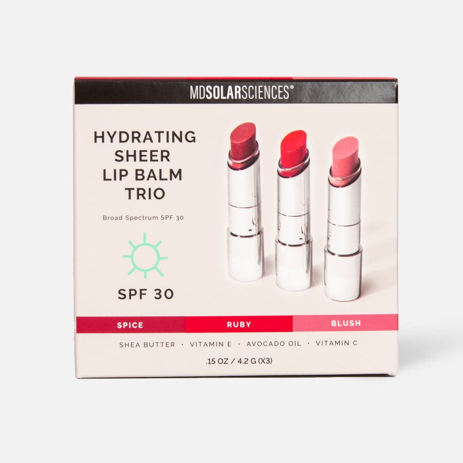 MDSolarSciences Hydrating Sheer Lip Balm Trio SPF 30